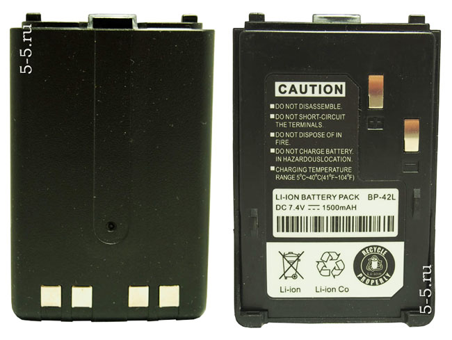 BP-42L Li-Ion 1500 ��� - ����������� ��� ����� Kenwood TH-F2AT/TH-F4AT/TK-3170/LINTON LT-6000/6600/LH-300