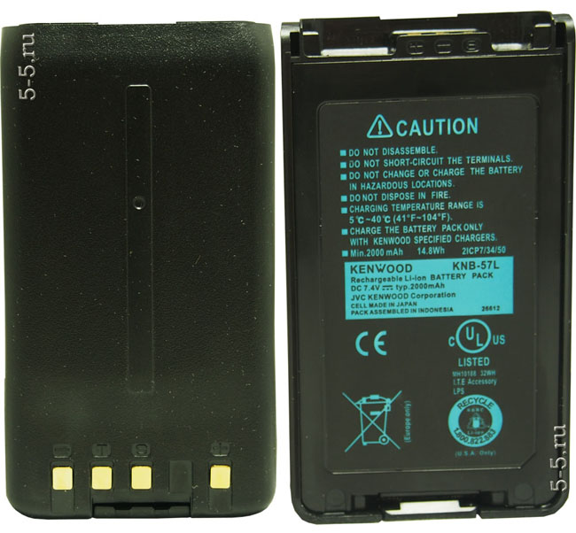 KNB-57L LI-Ion 2000 ��� - �������� ����������� ��� ����� Kenwood TK-2140/TK-3140/TK-3148/TK-2160