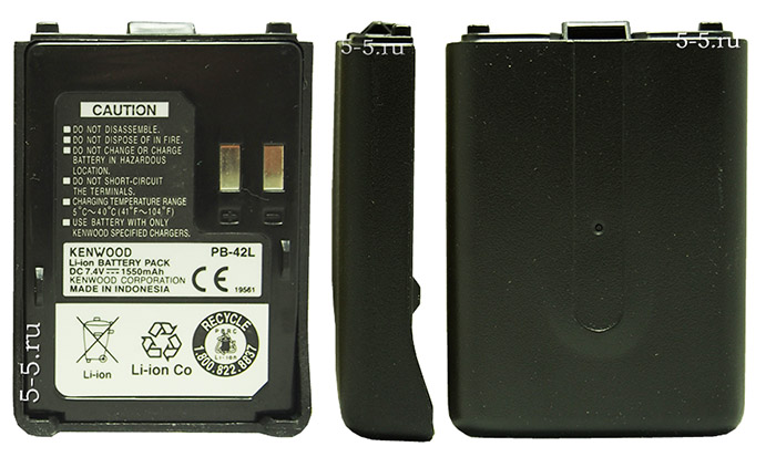 PB-42L Li-Ion 1550 ��� - ����������� ��� ����� Kenwood TH-F6/TH-F6A/TH-F6E/TH-F7/TH-F7A/TH-F7E