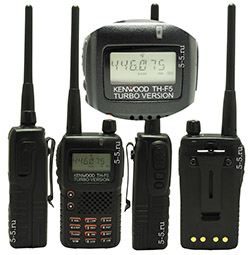 ����������� ����� Kenwood TH-F5 Turbo, 8 ��, FM ������������, 400-470 ���, ������ 2015 �., Li-Ion ����������� 2500 ���